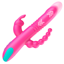 HAPPY LOKY - DONALD TRIPLE STIMULATION : ANAL, G-SPOT  CLITORAL WATCHME TECHNOLOGIE SANS FIL COMPATIBLE