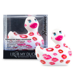 BIG TEASE TOYS - JE FRAPPE MON DUCKIE 2.0  ROMANCE (BLANC ET ROSE)
