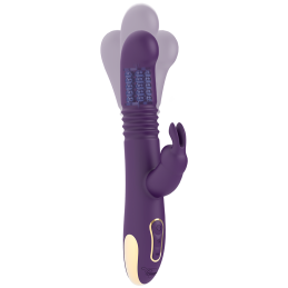 TREASURE - BASTIAN RABBIT UP  DOWN, ROTATEUR ET VIBRATEUR COMPATIBLE AVEC LA TECHNOLOGIE SANS FIL WATCHME