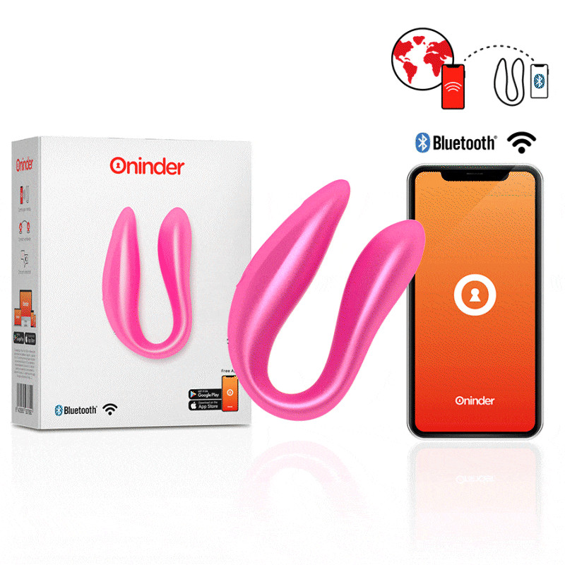 ONINDER - LISBOA G-SPOT CLITORAL STIMULATEUR NOIR - APPLICATION GRATUITE