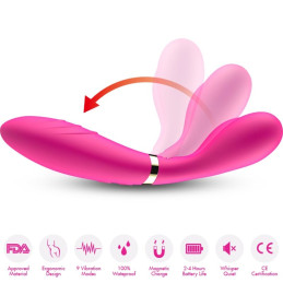 ARMONY - Y-WAND MASSAGE  VIBRATEUR DOUBLE TÊTE FUCHSIA