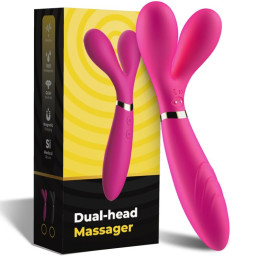 ARMONY - Y-WAND MASSAGE  VIBRATEUR DOUBLE TÊTE FUCHSIA