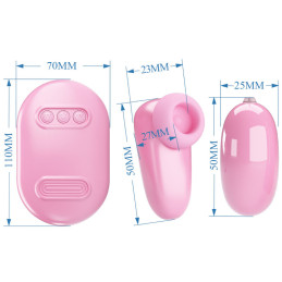 PRETTY LOVE - MAGIC BOX BALLE VIBRANTE  STIMULATEUR ROSE