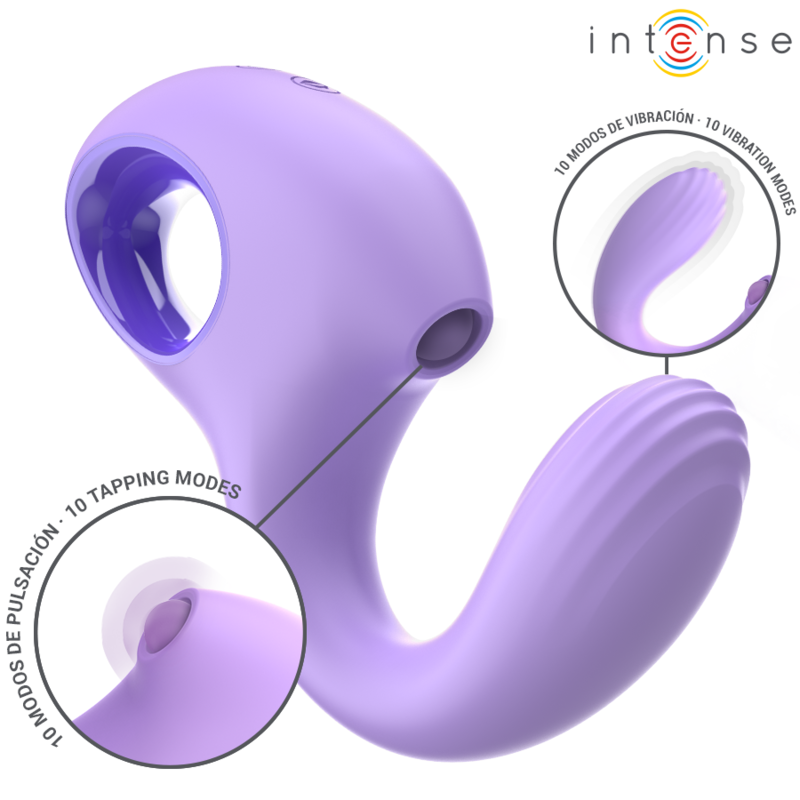 INTENSE - BAXTER VIBRATEUR STIMULATEUR VIOLET TÉLÉCOMMANDE