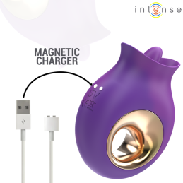 INTENSE - TULI STIMULATEUR CLITORIS 9 VIBRATIONS  9 OSCILLATIONS VIOLET