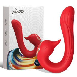 ARMONY - VIBRATEUR DELFIN MULTIPOSITION  EFFET CHALEUR ROUGE