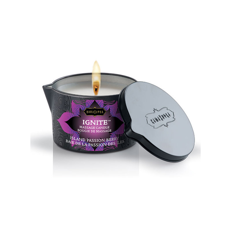 KAMASUTRA - BOUGIE DE MASSAGE ÎLE DE LA PASSION 170GR