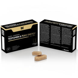 BLACK BULL - TESTOMEN  PURE ENERGY ENHANCER POUR HOMMES 20 GÉLULES