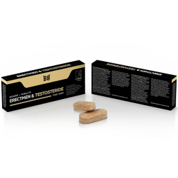 BLACK BULL - ERECTMEN  TESTOSTERIDE PUISSANCE ET TESTOSTÉRONE POUR HOMMES 4 GÉLULES