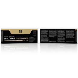 BLACK BULL - ERECTMEN  TESTOSTERIDE PUISSANCE ET TESTOSTÉRONE POUR HOMMES 4 GÉLULES