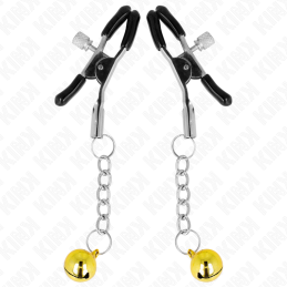 KINK - PINCES À METON PENDENTIF JINGLE BELL OR 6 CM
