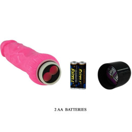 BAILE - VIBRATEUR RÉALISTE SEXE COLORÉ ROSE 24 CM