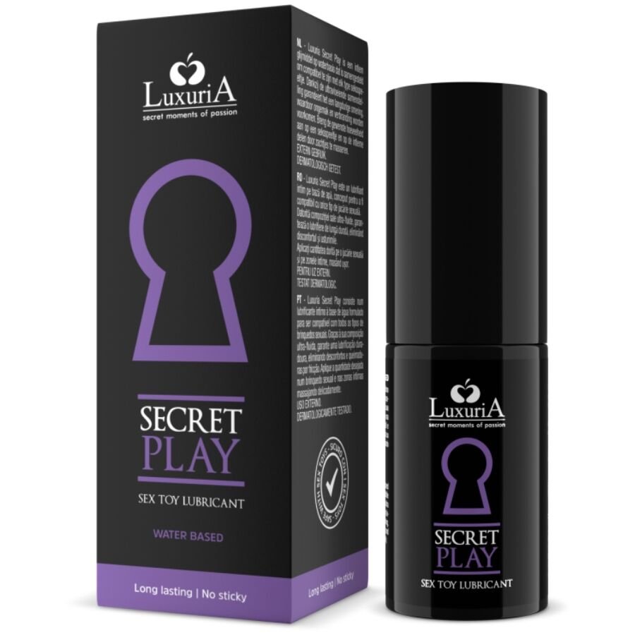Intimateline Luxuria Secret Play – Lubrifiant spécial sextoys 30 ml