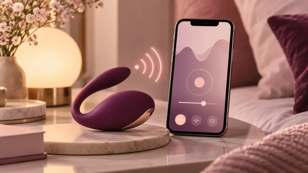 Fonctionnement d’un sextoy connecté avec une application