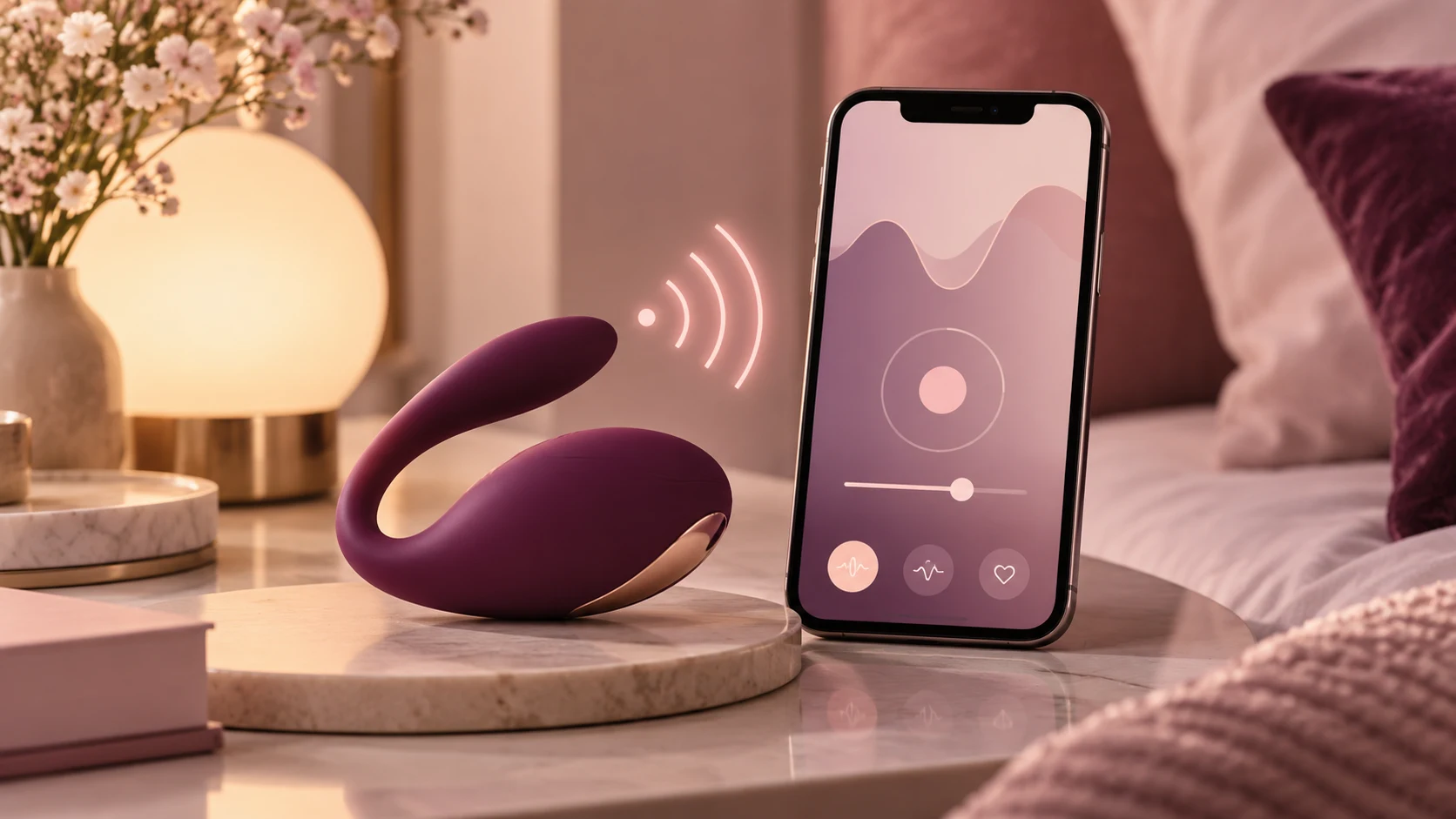 Fonctionnement d’un sextoy connecté avec une application